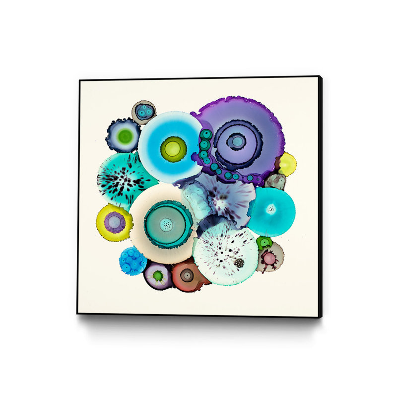 «Stuck» par Laura Van Horne, reproduction d'art sur papier encadrée, H 20 po x l 20 po x p 2 po