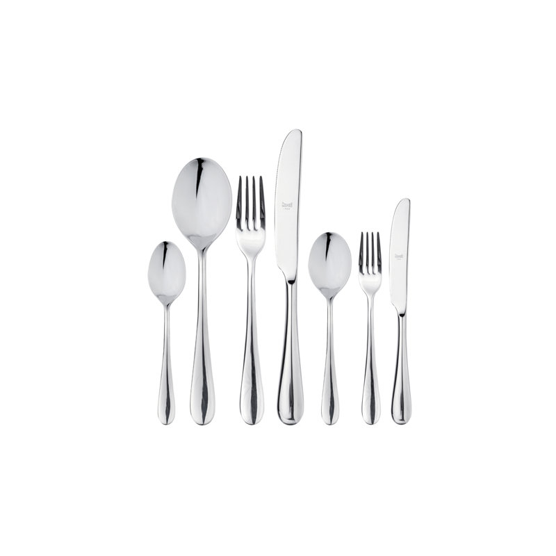 Ensemble de couverts Natura avec couteaux H / H - 42 pièces - Acier inoxydable, Argent argent
