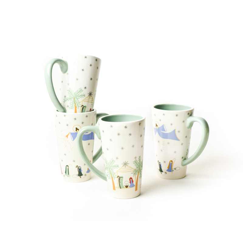 Ensemble de 4 grandes tasses O O Night