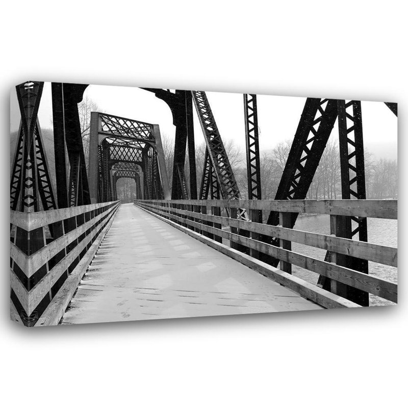 «17 Stories Deiter, Lori Gallery», art sur toile tendue: Old Railroad Bridge, H 13 po x l 18 po