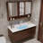 Retro high-end minimalist style bathroom cabinet