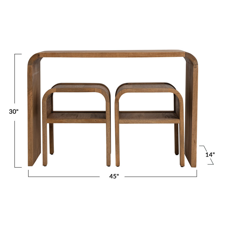 Tables gigognes en bois massif Doonbought