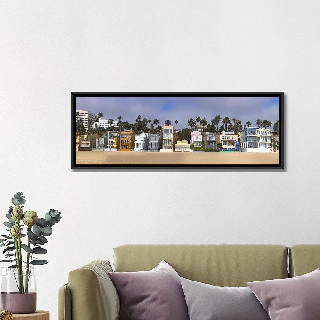 " Houses On The Beach, Santa Monica, Los Angeles County, California, USA " by Panoramic Images East Urban Home 