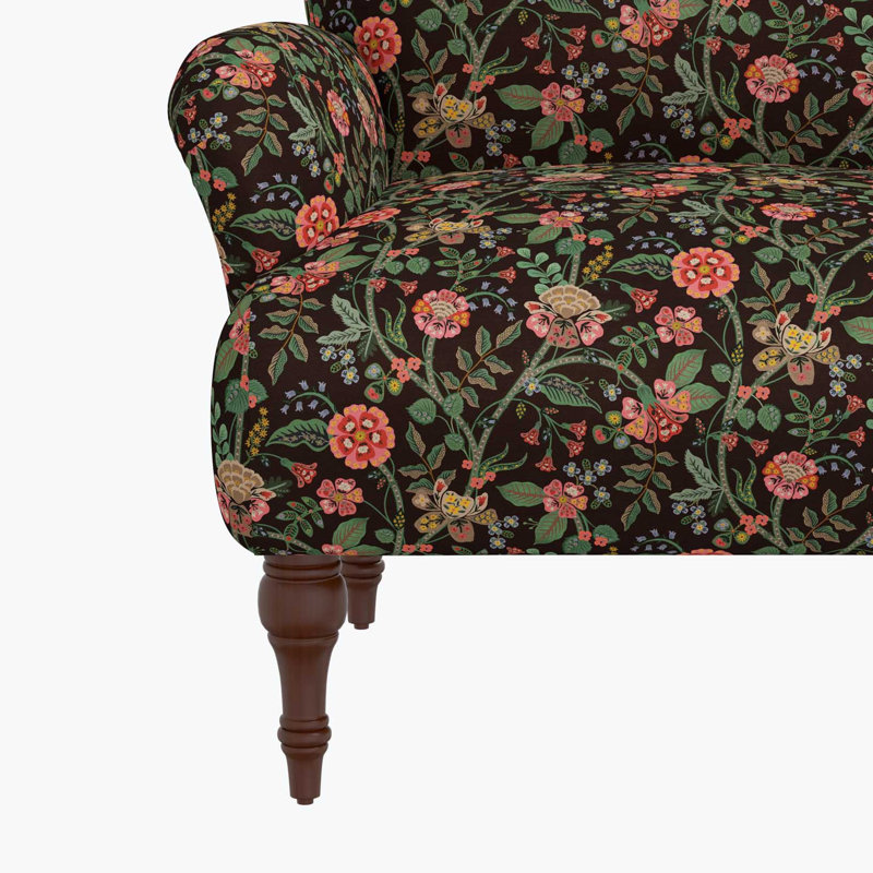Bristol Armchair In Dahlia Multi, Espresso, Dahlia Multi