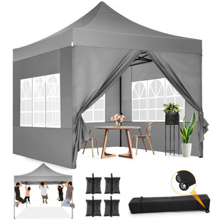 Heavy Duty Pop Up Canopy Tent with 4 Sidewalls