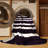 Machine Washable Horizontal Stripes Purple Area Rug-286914847