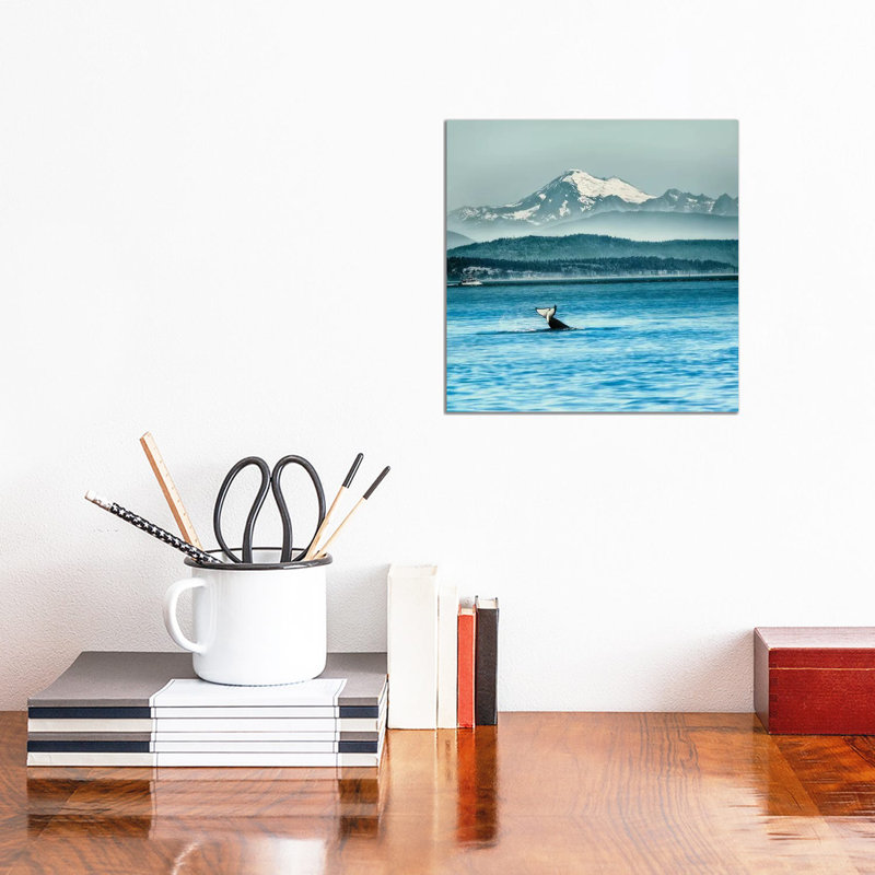 Whale Tale by MScottPhotography - Wrapped Canvas Gallery-Wrapped Canvas Giclée, 30.48 cm H x 30.48 cm W