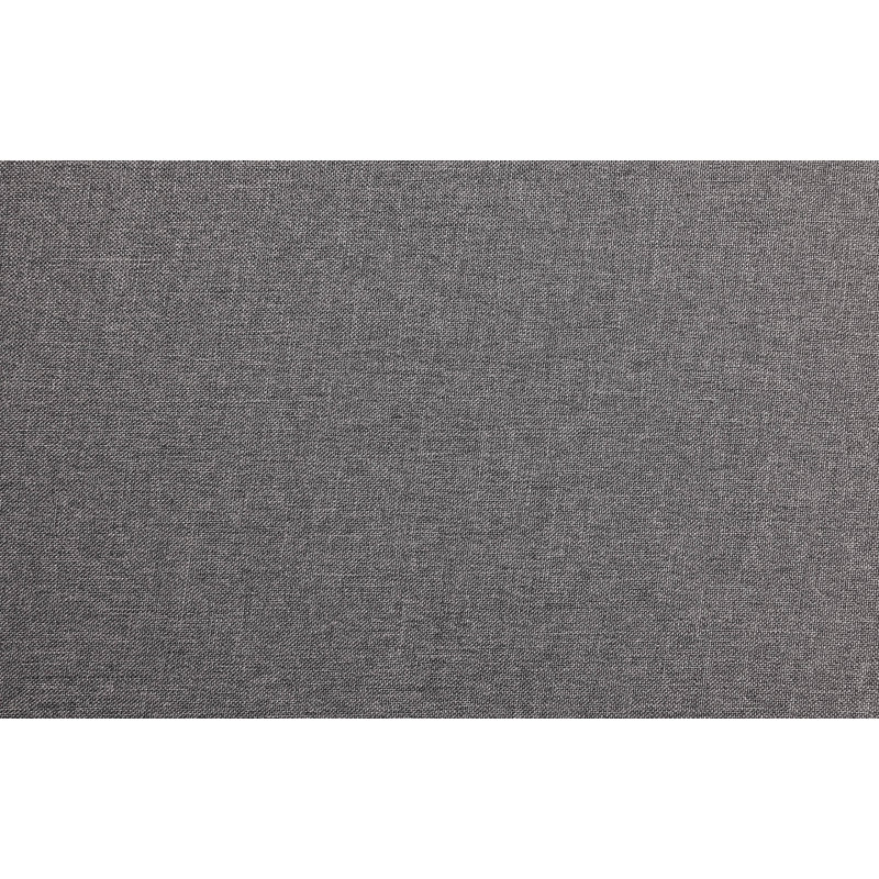Canapé modulaire réversible 90 po avec 2 coussins Friedegunde, Mélange de lin brun