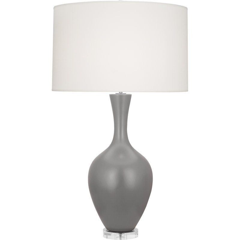 Audrey Table Lamp, Smoky Taupe