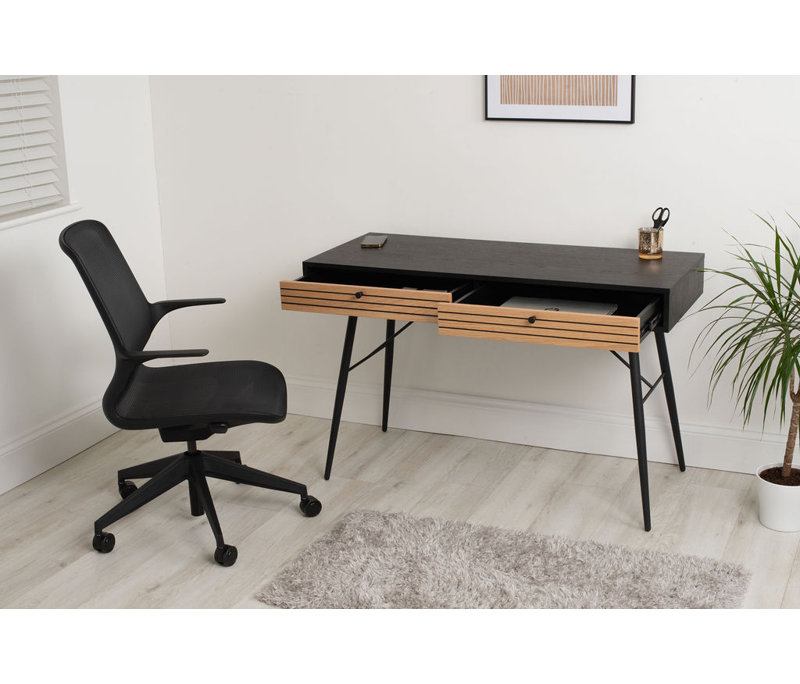 Saundra Metal Base Writing Desk