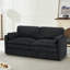 Canapé moelleux moderne 69 po avec coussin rembourré, canapé en chenille avec 2 coussins bien rembourrés, canapé 2 places pour le salon, la chambre à coucher-109049989