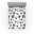 Taupe, gris, turquoise / floral
