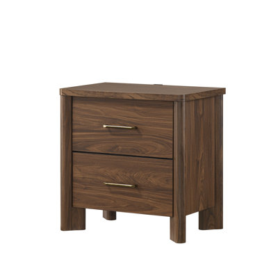 Patricia 2-Drawer Nightstand with USB Port