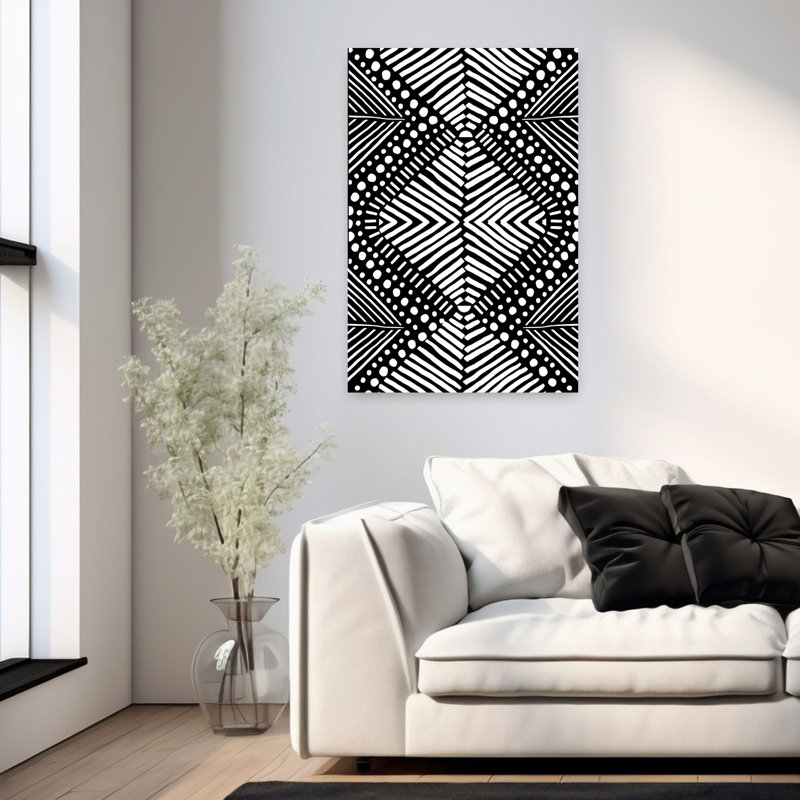 Art contemporain, art contemporain abstrait, H 36 po x l 24 po