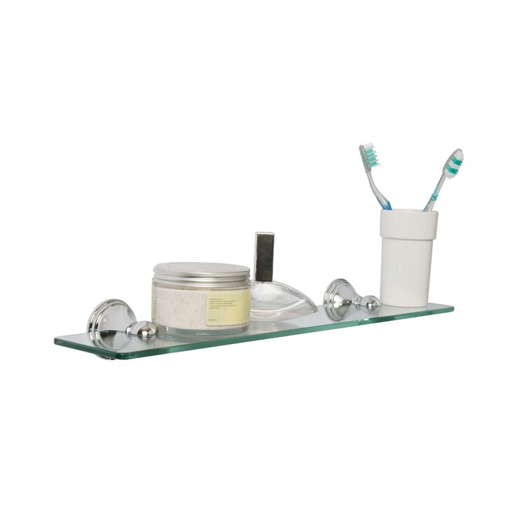 Charlton Home® Reinoso Glass Floating Shelf