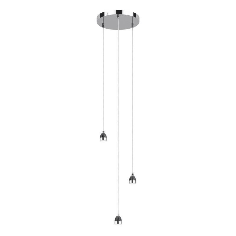 Casper 3 - Light LED Cluster Pendant, Chrome