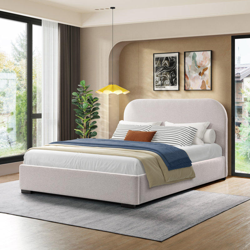 Reigen Platform Bed, Queen, Natural