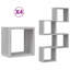 Wall Cube Shelves 4 Pcs-925636667-925636669