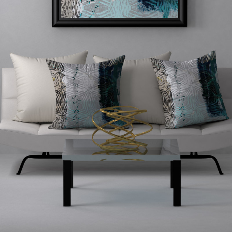 Housse de coussin carrée/insert, 24 po x 24 po