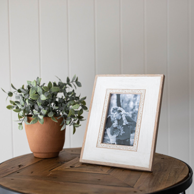 Revel White Single Picture Frame
