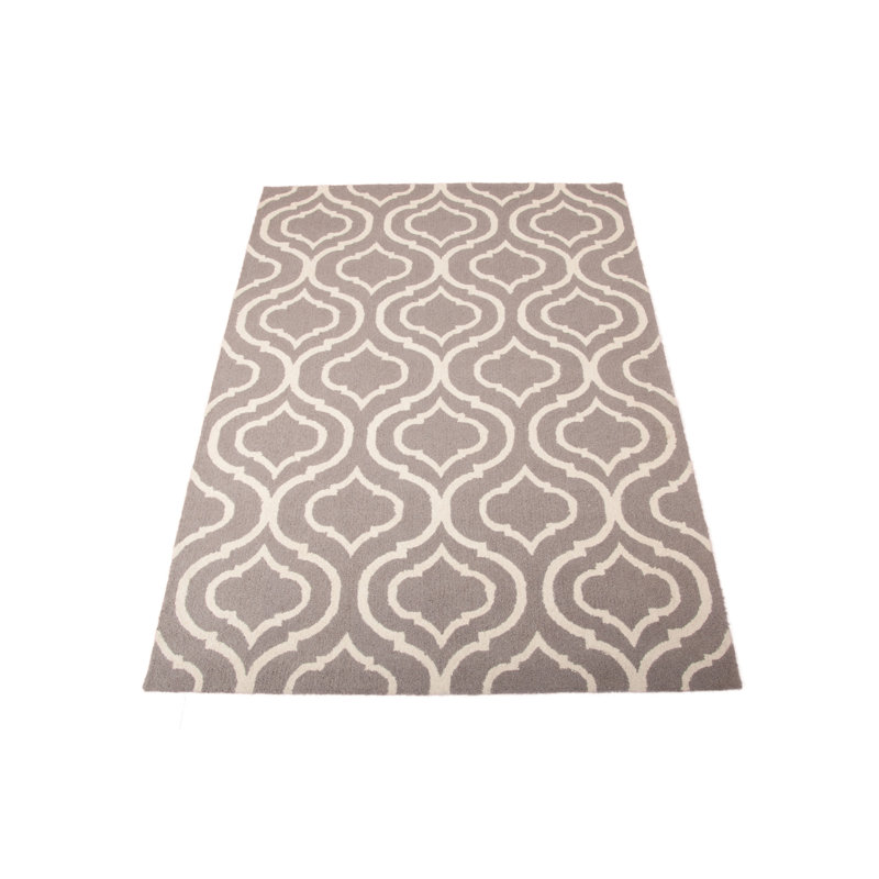 Aiyana Geometric Wool Hand Woven Area Rug, Rectangle 244 x 335cm