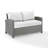 55'' Wide Metal Loveseat with Cushions-739083910-767976374
