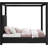 Upholstered Canopy Bed-94398544-94398540