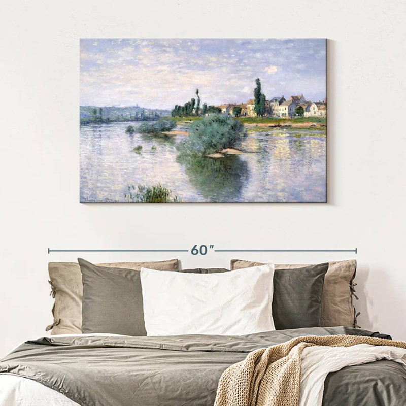 Alvord la seine à Lavacourt 1880, H 32 po x l 48 po