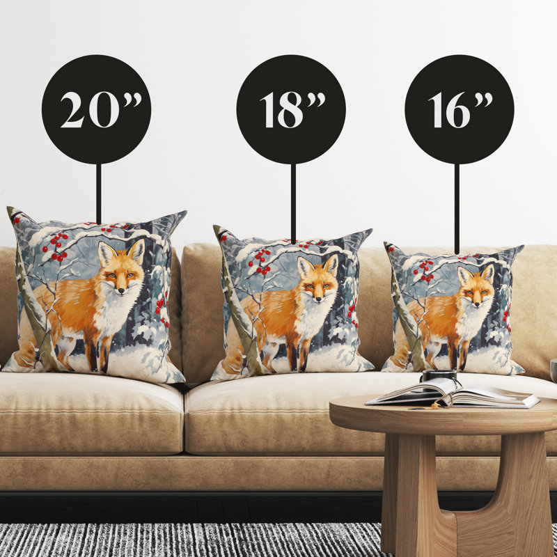 Housse de coussin Winter Winter, H 16 po x l 16 po