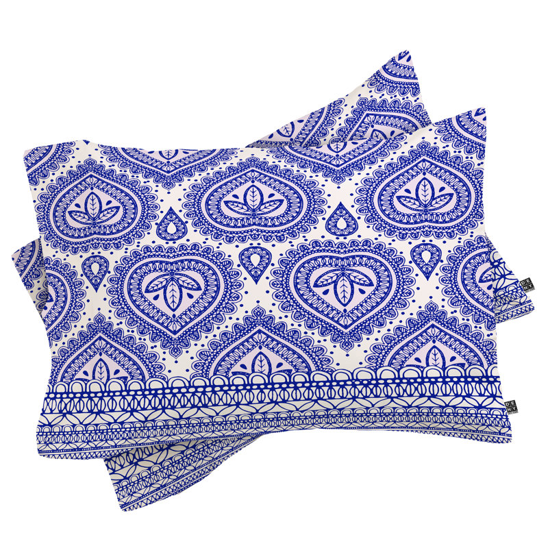 Decorative Pillowcase, King, Blue