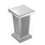 Table de bout en miroir avec incrustation de cristal, table d'appoint moderne, table d'appoint