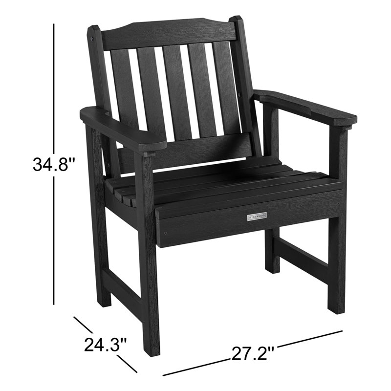 Chaise de patio Linton Ryder, Noir