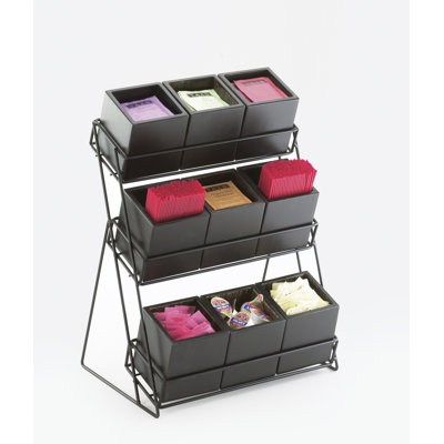 9 Bin Tiered Display