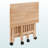 Marco Foldable Printer Stand, swivel casters, Natural, 26.96'' H X 23.75'' W X 16.02'' D