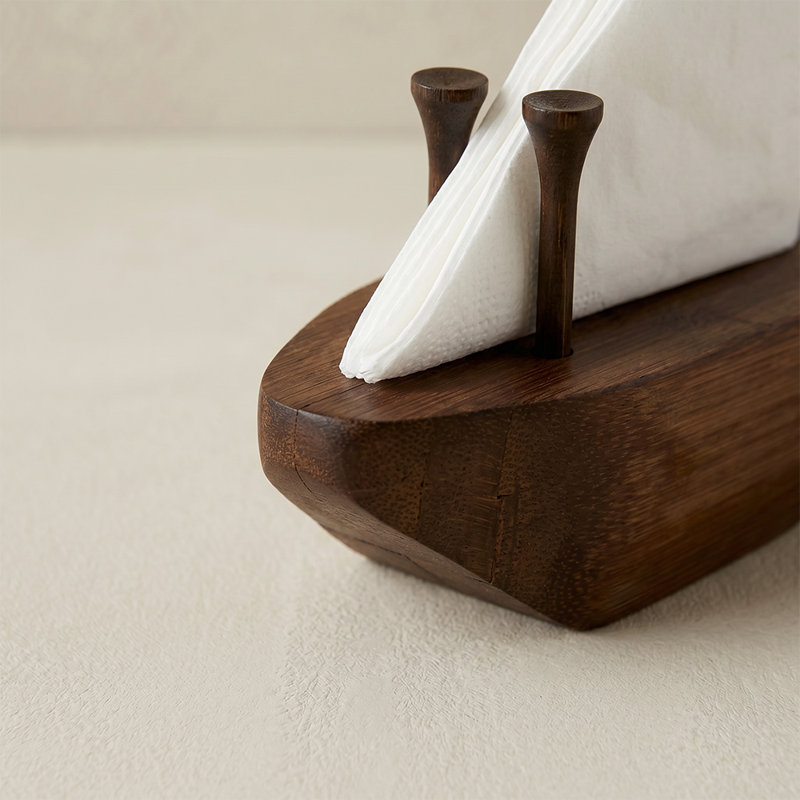 Porte-serviette pour voilier en bois massif