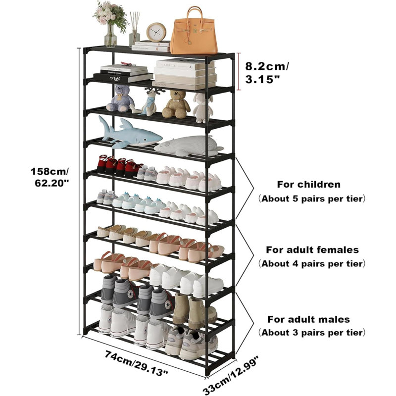 32 Pair Shoe Rack