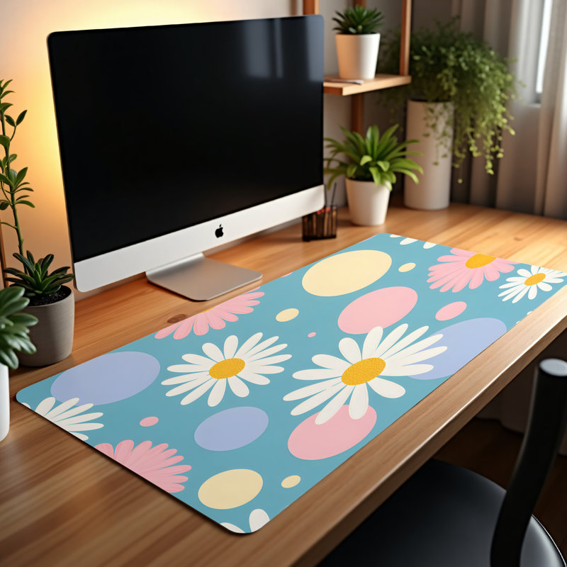 Polyester Desk Pad, 31.5x15.5