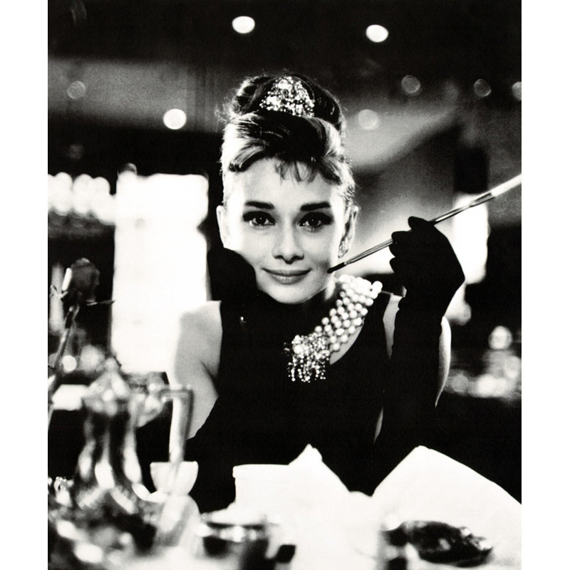 Audrey Hepburn - Petit déjeuner chez Tiffany, H 24 po x l 20 po