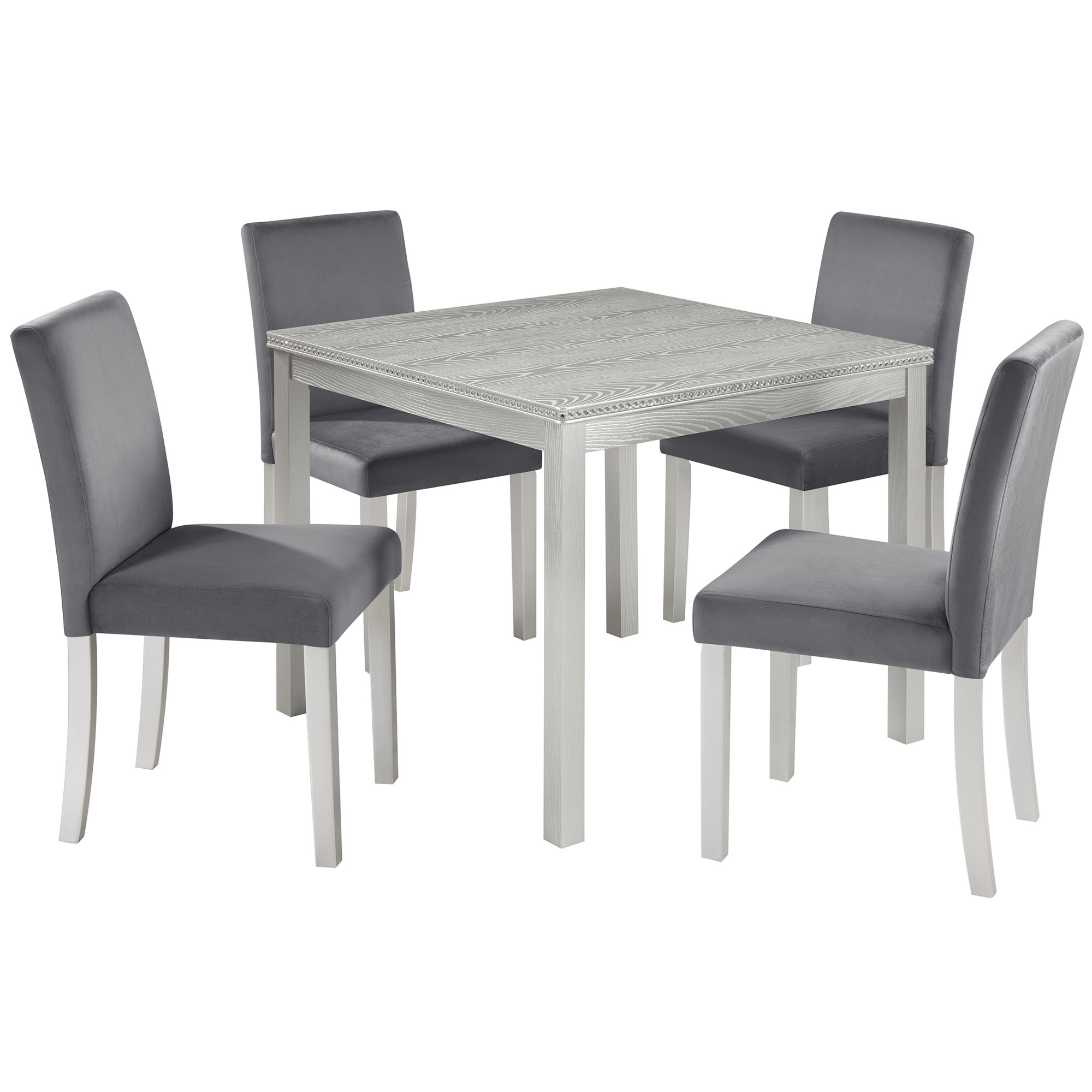 Latitude Run® 5 Piece Wooden Dining Table Set | Wayfair