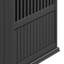 Cage en plastique pour chien pour petits et moyens chiens avec loquet de porte et ventilation-1105030333