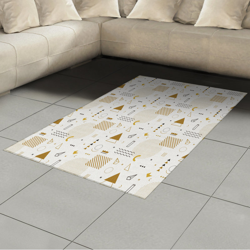 Tapis décoratif Indie High Density, Rectangle— 4 pi x 5 pi 8 po