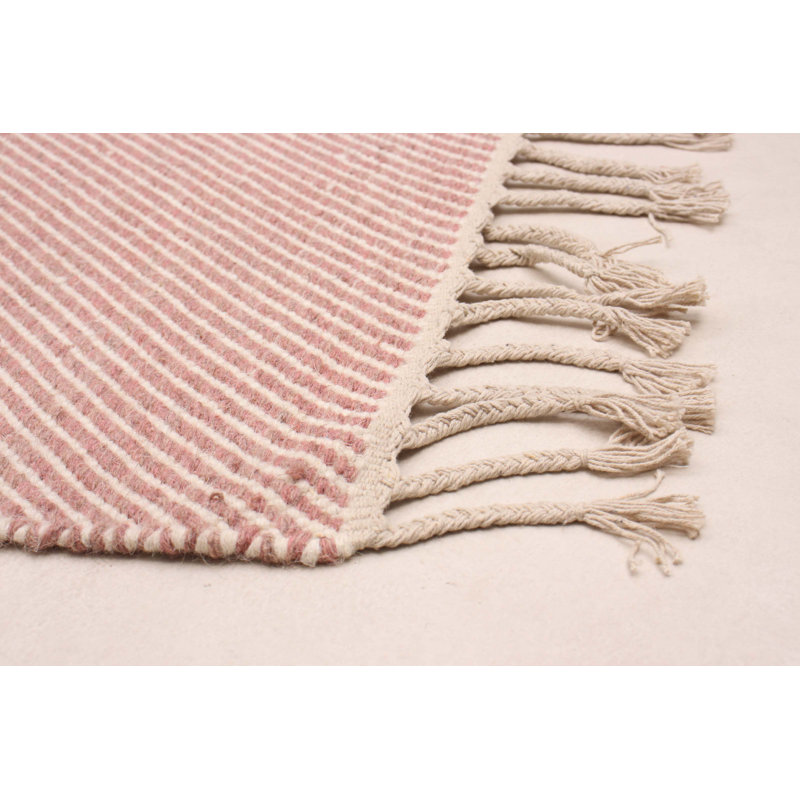 Tapis unique saumon Keanan 5 pi 4 po x 7 pi 8 po Keanan