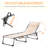 Padded Folding Chaise Lounge Chair-2035809915