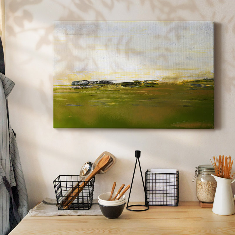 «From the Terrace III», toile tendue avec châssis, H 12 po x l 18 po