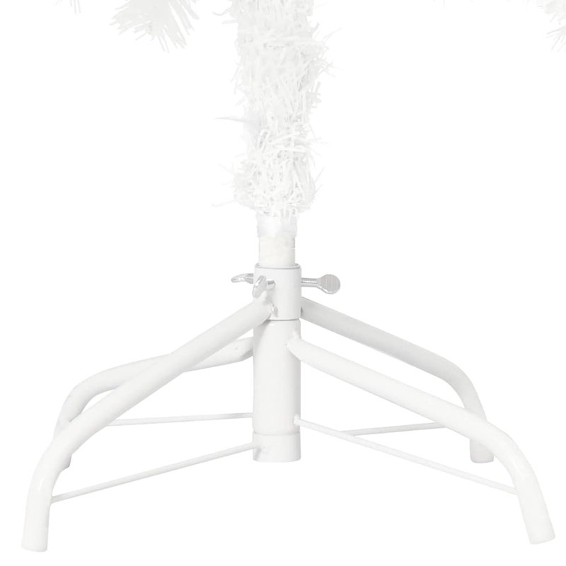 	vidaXL Artificial Christmas Tree Lifelike Needles White, 6.89ft H