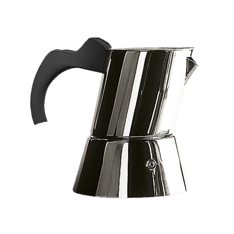 Ergonomica Coffee Maker 4/6 Cups - 1 Piece, 6" H x 4.37" W x 6.75" D, Black