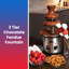 Fontaine à fondue au chocolat 3 niveaux Total, capacité de 1,5 lb (680 g)