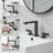 2-handle Bathroom Faucet with Drain Assembly