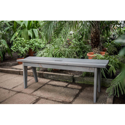 Ascalon Solid Wood Pine Outdoor Bench