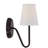 Ponta 1-Light Dimmable Metal Armed Sconce-1523578399